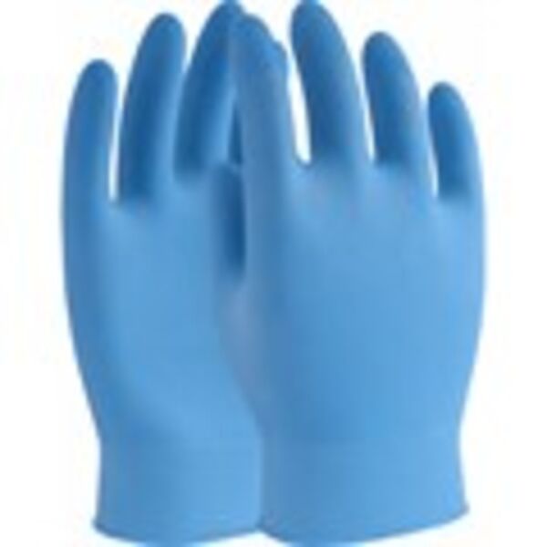 G/DG-NOVA - Hantex Nova Blue 3mil Nitrle Powderfree Gloves (Box of 100) Thumbnail